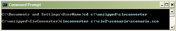 CivConverter and the Command Prompt